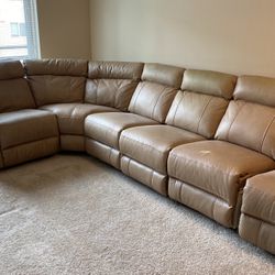 Leather 6 Sectional Furniture 