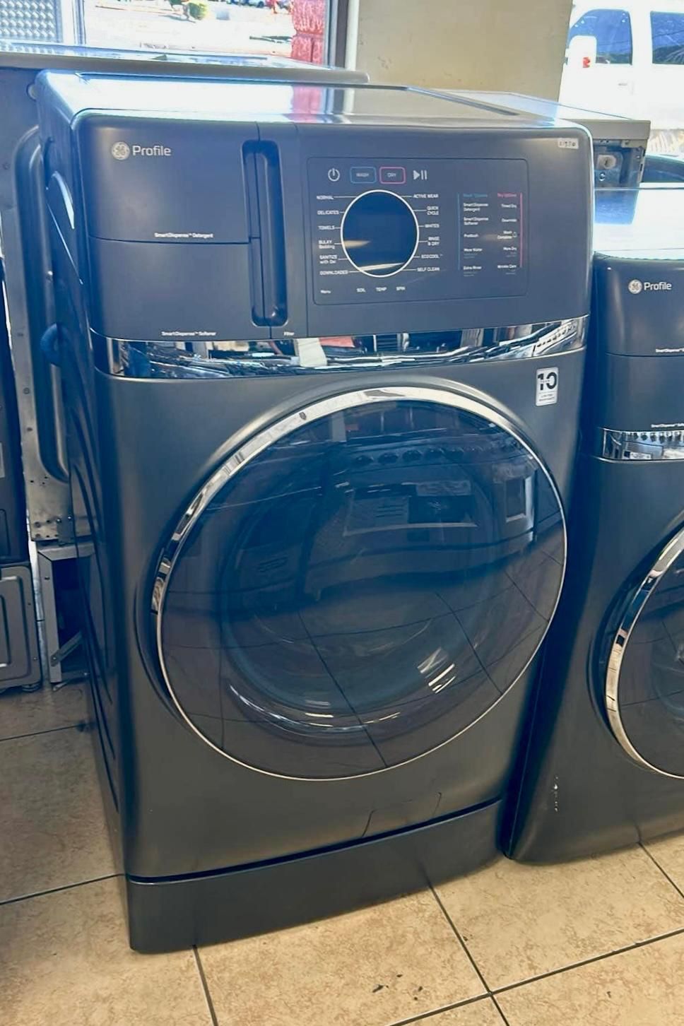 GE Profile ENERGY STAR 4.8 cu. ft. Capacity UltraFast Combo with Ventless Inverter Heat Pump Technology Washer/Dryer