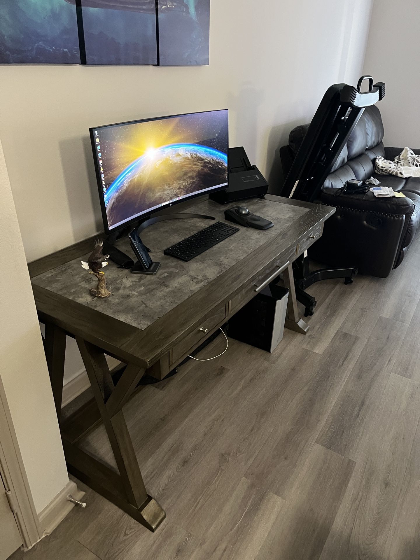 Ashley’s Furniture - 60 inch Computer Desk