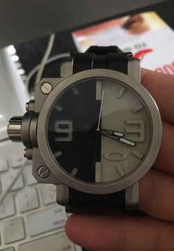 Oakley Gearbox Black and Tan Watch