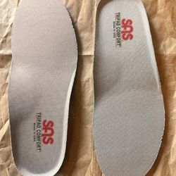 SAS Tripad Comfort Men’s Insole Size 10 Grande , Grey Upper, green & Grey Bottom 