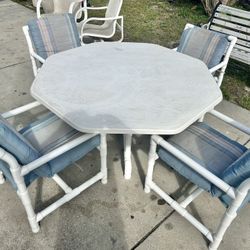 Palm Casual PVC Patio Set