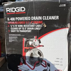 Rigid K-400 Drain Cleaner