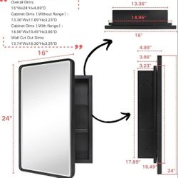 TEHOME Medicine Cabinet