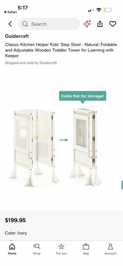 Kids Toddler Kitchen Tower Step Stool