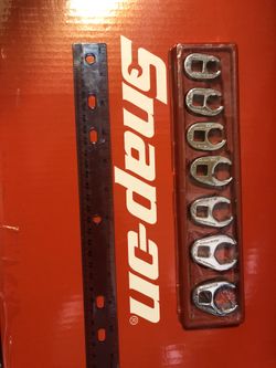 Snap-on Tools 3/8 Drive 6 Point 7pc Flank Drive® Flare Nut Crowfoot Socket Wrench Set 207SFRH . USA 🇺🇸 Made!