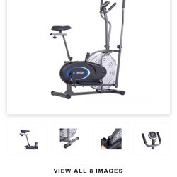 New Body Rider 2 In 1 Trainer Bike And Elliptical Trainer