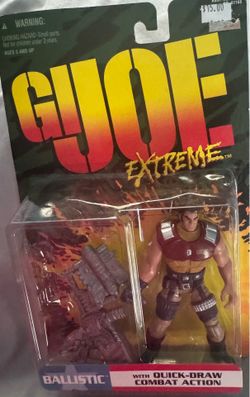 Gi joe extreme Ballistic with quick draw combat action