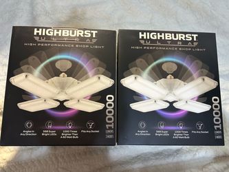 2X Bell + HOWELL Highburst ultra high performance shop light 10,000 lumen