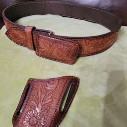 Belt and sheath
