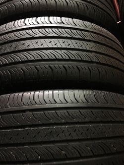 18” 4 used tires 225/55R18 continental