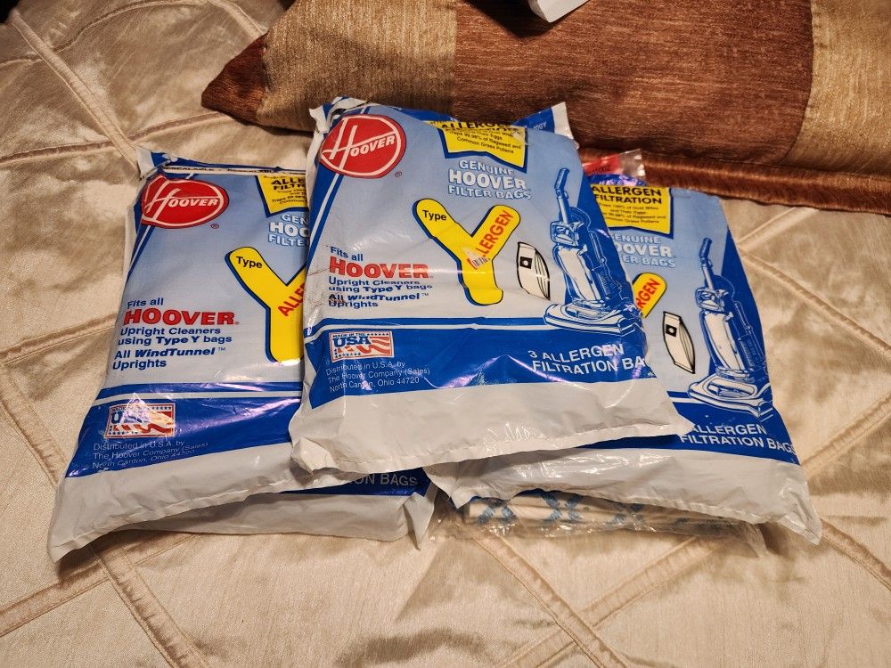 Hoover Y Vacuum Cleaner Bags Total Of 15