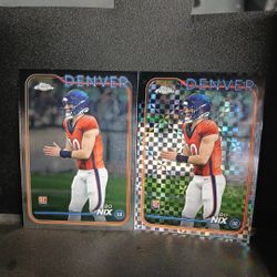 1014 Topps Chrome Bo Nix RC