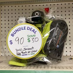 Ryobi Drill And Impact With Battery And Charger 