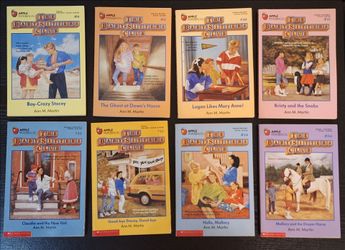 VINTAGE THE BABY-SITTERS CLUB BOOK LOT - 8 PAPERBACK BOOKS