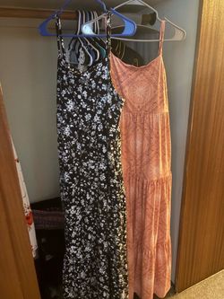 2 Long Dresses with Pockets XL
