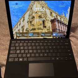 Microsoft - Surface Pro 7 with Black Type Cover - Platinum