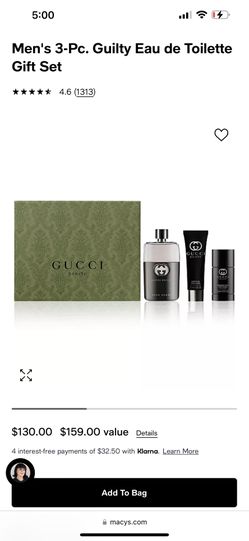 Gucci Perfume Gift Set
