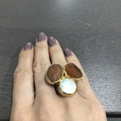 ANILLOS DE PIEDRAS Y ORO TURCO 