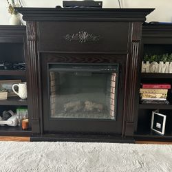 fireplace entertainment center”.