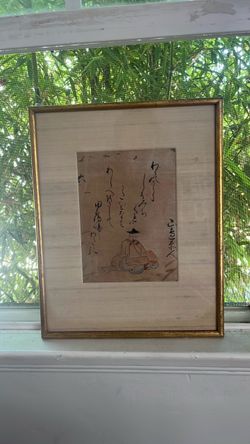 Set of 3 antique Japanese paintings