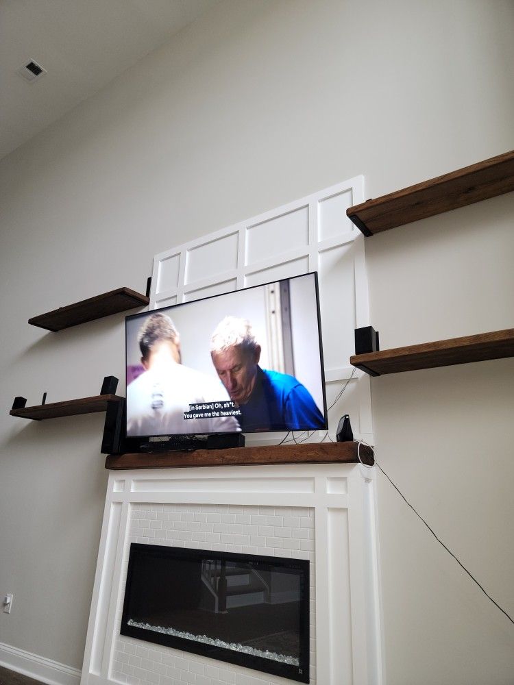 75 Inch Samsung TV STILL MOUNTED WILL SEE BEFORE I UNMOUNT