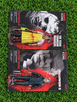 Leatherface& Michael Myers Halloween Horror Icon Figure