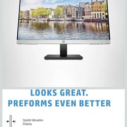 HP 24mh FHD Monitor - Computer Monitor with 23.8-Inch IPS Display 