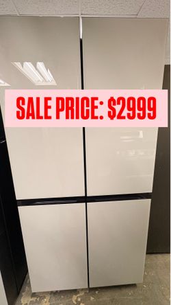 Samsung white bespoke flex refrigerator