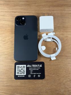 📱 iPhone 15 | 128GB | Black | Unlocked (Any Carrier) 