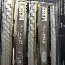 Ballistix Sport 4GB (2x2 GB) DDR4-2400 DIMM Memory Kit PC4-19200 288-Pin