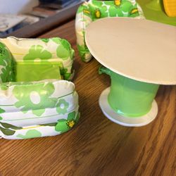 Inflatable Barbie Chairs And Table