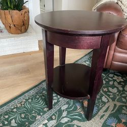 Small Round Side Table