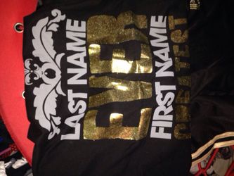 SLU large tee drake meek mills killa gold silver back 2 school fresh hip hop