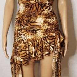 NWT Leopard Print Dress S