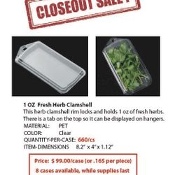 1 OZ Fresh Herb Clamshell 