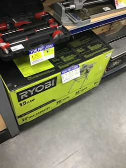 Ryobi table saw