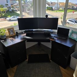 Solid Wood Corner Desk