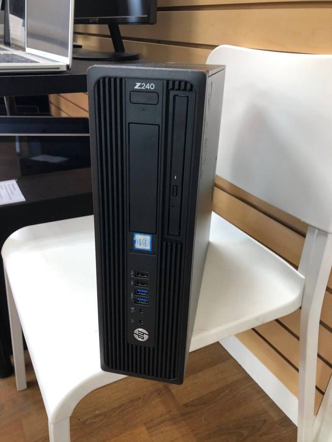 HP Z240 SFF workstation Xeon V6 16GB RAM 2 hard drives (512GB SSD & 1TB HDD)