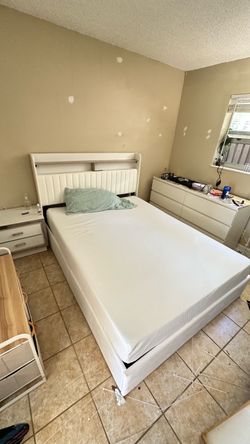 FREE bed with mattress and dressers