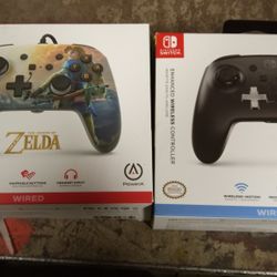 Zelda Wired & Wireless Nintendo Switch Controllers 
