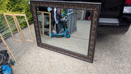 Brown and Gold Mirror