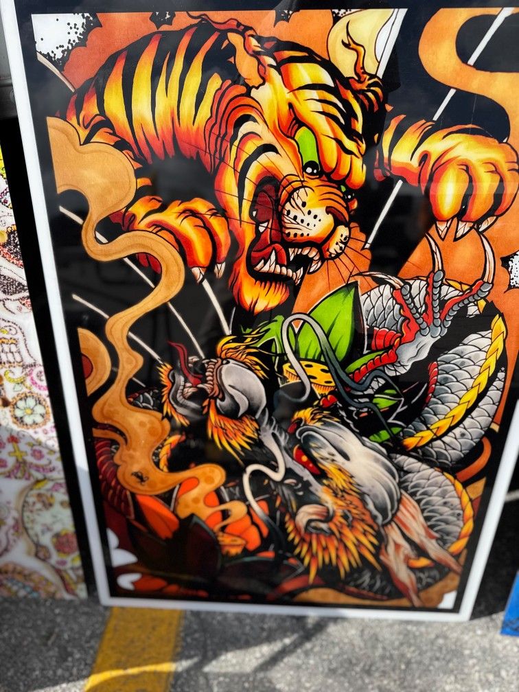 Battle of the Heavens Dragon VS Tiger