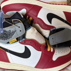 Union Air Jordan 1 Chicago Shadow Size 10