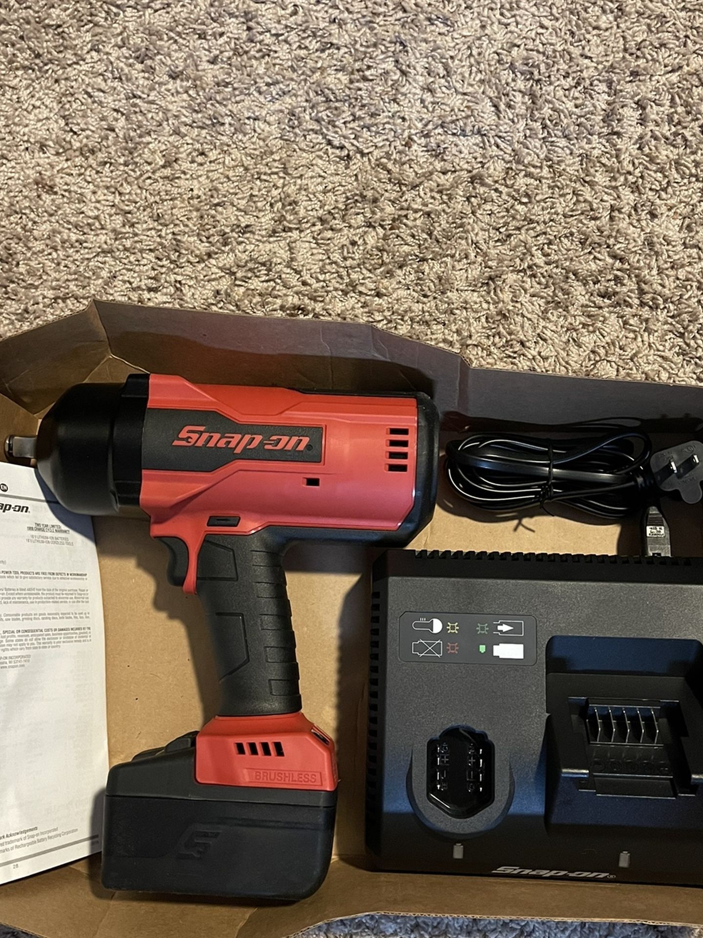 The Lates Version Bushless Snap On 1/2 Impact Tool 18V