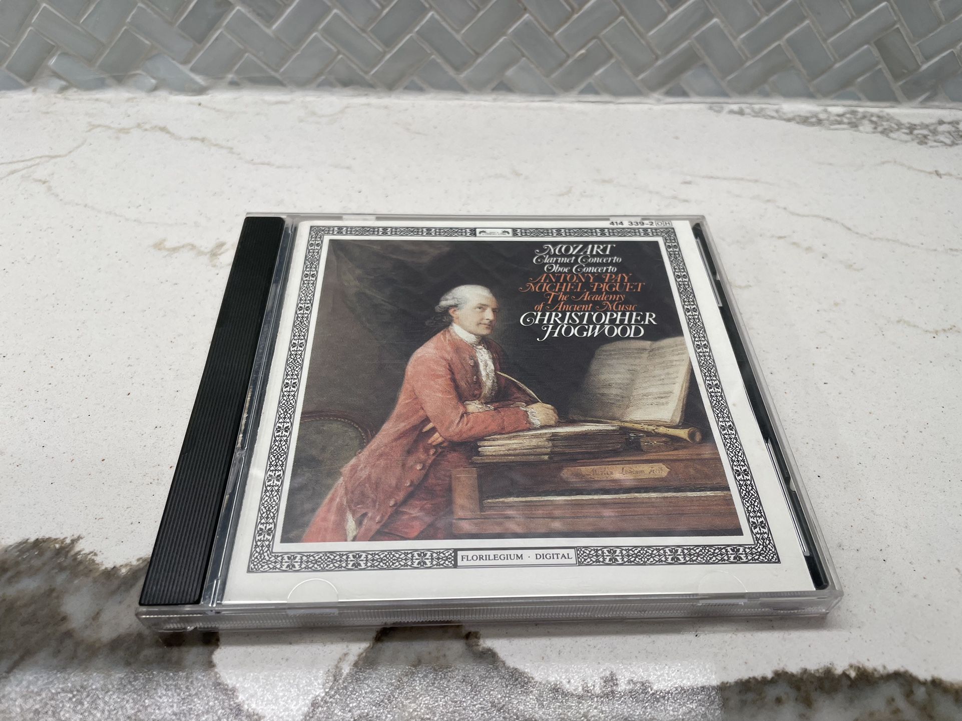 Christopher Hogwood Antony Pay Michel Piguet Mozart (Audio CD 1986) Obeo Concert