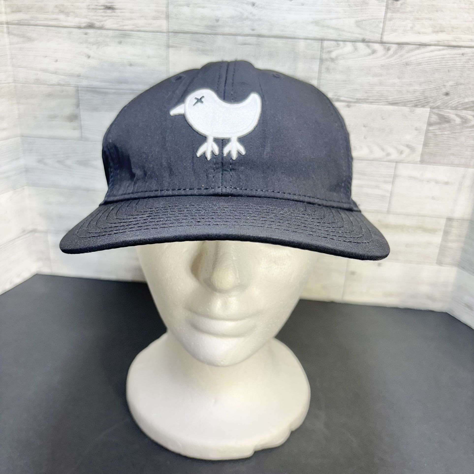 Bad Birdie Golf Birdie Snapback Hat One Size Adjustable Breathable - Black