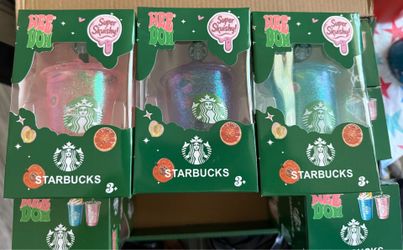 Needoh starbucks pink drink squishy