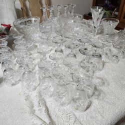 Over 52 Pieces Authentic Crystal. Waterford & others. Together Or Separately. 