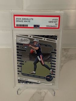 2024 Absolute Drake Maye PSA 10